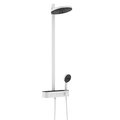 Душова система з термостатом Hansgrohe Pulsify Showerpipe 260 2jet EcoSmart, білий матовий (24241700) Душові стійки Білий матовий