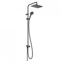 Душевая система Hansgrohe Vernis Shape Showerpipe 230 1jet Reno EcoSmart, черный матовый (26289670) Душевые стойки Черный матовый