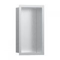 Настенная ниша с рамкой Hansgrohe XtraStoris Individual 30x15х10 см, нержавеющая сталь (56094800) Скрытые ниши Hansgrohe