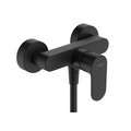 Смеситель для душа Hansgrohe Rebris S, с 2-мя скоростями потока, черный матовый (72643670) Для душа Черный матовый