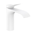 Смеситель для раковины Hansgrohe Vivenis 110 CoolStart, с донным клапаном, белый матовый (75023700) Для раковины Белый матовый