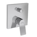 Смеситель для душа, со встроенной защитной комбинацией EN 1717 Hansgrohe Vivenis, хром (75416000) Для душа Хром