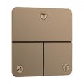 Запорно-переключающее устройство на 3 потребителя Hansgrohe ShowerSelect Comfort Q, бронза (15587140) Hansgrohe Коллекция ShowerSelect Comfort Q 