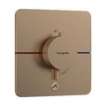 Термостатический смеситель Hansgrohe ShowerSelect Comfort Q, 1 потребитель и дополнительный выход, бронза (15589140) Для ванны, Для душа Бронза