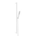 Душевой набор Hansgrohe Pulsify E 100 1jet EcoSmar+, штанга 90 см, белый матовый (24381700) Душевые наборы Белый матовый
