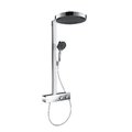 Душова система з термостатом Hansgrohe Rainfinity 360 1jet із ShowerTablet 350, хром (26853000) Душові стійки Хром