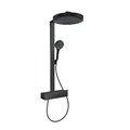 Душова система з термостатом Hansgrohe Rainfinity 360 1jet із ShowerTablet 350, чорний матовий (26853670) Душові стійки Чорний матовий