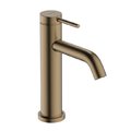 Смеситель для раковины Hansgrohe Tecturis S 110 CoolStart, без донного клапана, бронза (73317140) Для раковины Бронза