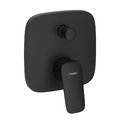 Смеситель для ванны на 2 потребителя Hansgrohe Logis, черный матовый (71405670) Для ванны, Для душа Черный матовый