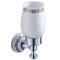 Стакан для зубных щеток KRAUS Apollo, хром/белый (KEA-16504CH) Стаканы для зубных щеток Kraus