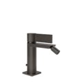 Смеситель для биде Gessi Inverso Rigato, с донным клапаном, Black Metal Br. PVD (73507-707) Для биде Черный матовый металлик PVD