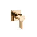 Змішувач для раковини Gessi Inverso Rigato, Warm Bronze PVD (73509-735) Для раковини Бронза PVD