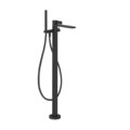 Напольный смеситель для ванны Gessi Inverso Rigato, Matte Black (73528-299) Для ванны Черный матовый