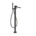Змішувач для ванни Gessi Inverso Rigato, Black Metal Br. PVD (73528-707) Для ванни Черный матовый металлик PVD