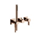 Смеситель для душа Gessi Inverso Rigato, Copper Pvd (73536-030) Для душа Медь PVD
