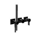 Смеситель для душа Gessi Inverso Rigato, Black Metal PVD (73536-706) Для душа Черный металлик PVD