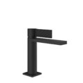 Смеситель для раковины Gessi Inverso Rigato, с донным клапаном, Matte Black (73551-299) Для раковины Черный матовый