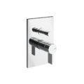 Смеситель на 2 позиции с переключателем Gessi Inverso Rigato, Chrome (73579-031) Для ванны, Для душа Хром