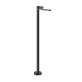 Напольный смеситель для раковины Gessi Inverso Rigato, Black Metal PVD (73595-706) Для раковины Черный металлик PVD