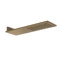 Верхний душ 550х200 мм Gessi Inverso Rigato, Antique Brass (33095-713) Верхние души античная латунь