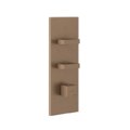 Термостатичний змішувач на 5 споживачів Gessi Inverso Rigato, Copper Brushed PVD (43032-708) Для ванни, Для душа Матовая медь PVD
