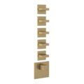 Термостатический смеситель на 5 потребителей Gessi Inverso Rigato, Warm Bronze Br. PVD (43220-726) Для ванны, Для душа Матовая бронза PVD