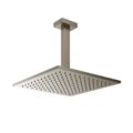 Верхний душ 300х300 мм с душевым кронштейном Gessi Inverso Rigato, Finox Brushed Nickel (15186-149) Верхние души Матовый никель