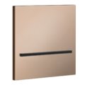 Душевой каскадный излив Gessi Inverso Rigato, Copper PVD (20295-030) Верхние души Медь PVD
