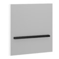 Душевой каскадный излив Gessi Inverso Rigato, Matte White (20295-279) Верхние души Белый матовый