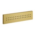 Бічний душ Gessi Inverso Rigato, Gold Brushed CCP (32975-087) Бокові душі (форсунки) Золото матове