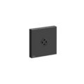 Боковой душ с распылителем Gessi Inverso Rigato, Black Metal PVD (32979-706) Боковые души (форсунки) Черный металлик PVD