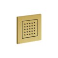 Бічний душ Gessi Inverso Rigato, Gold Brushed CCP (32984-087) Бокові душі (форсунки) Золото матове