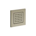 Боковой душ Gessi Inverso Rigato, Finox Brushed Nickel (32984-149) Боковые души (форсунки) Матовый никель