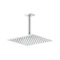 Потолочный верхний душ 250х250 мм с душевым кронштейном Gessi Inverso Rigato, Chrome (59155-031) Верхние души Хром