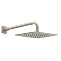 Верхний душ 250х250 мм с душевым кронштейном Gessi Inverso Rigato, Finox Brushed Nickel (59158-149) Верхние души Матовый никель