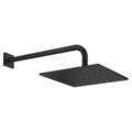 Верхний душ 250х250 мм с душевым кронштейном Gessi Inverso Rigato, Aged Bronze (59158-187) Верхние души Состаренная бронза
