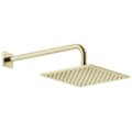 Верхний душ 250х250 мм с душевым кронштейном Gessi Inverso Rigato, Brass PVD (59158-710) Верхние души Латунь PVD