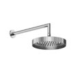 Верхний душ Ø218 мм с душевым кронштейном Gessi Inverso Rigato, Chrome (63548-031) Верхние души Хром