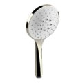 Ручной душ с белым диском Gessi Inverso Rigato, Nickel PVD (14376-720) Ручные души (лейки) Никель PVD