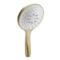 Ручной душ с белым диском Gessi Inverso Rigato, Brass Brushed PVD (14376-727) Ручные души (лейки) Матовая латунь PVD