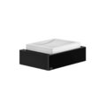Мыльница Gessi Inverso Rigato, Black Metal PVD (20801-706) Мыльницы Gessi