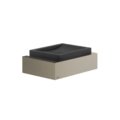 Мыльница Gessi Inverso Rigato, Finox Brushed Nickel (20802-149) Мыльницы Gessi