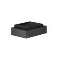 Мыльница Gessi Inverso Rigato, Aged Bronze (20802-187) Мыльницы Gessi
