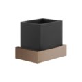 Стакан для зубных щеток Gessi Inverso Rigato, Copper Brushed PVD (20808-708) Стаканы для зубных щеток Gessi