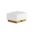 Мыльница Gessi Inverso Rigato, Gold CCP (20825-080) Мыльницы Gessi