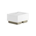Мыльница Gessi Inverso Rigato, Nickel PVD (20825-720) Мыльницы Gessi