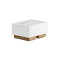 Мыльница Gessi Inverso Rigato, Warm Bronze PVD (20825-735) Мыльницы Gessi