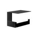 Бумагодержатель Gessi Inverso, Black Metal PVD (20849-706) Бумагодержатели Gessi