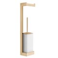 Стойка с бумагодержателем и ершиком для унитаза Gessi Inverso, Warm Bronze PVD (20867-735) Бумагодержатели, Ершики для унитаза Gessi
