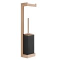 Стойка с бумагодержателем и ершиком для унитаза Gessi Inverso, Copper PVD (20868-030) Бумагодержатели, Ершики для унитаза Gessi